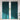Perdele 2 buc. Verde închis 140 x 260 cm Catifea