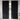 Perdele Opaque cu Inel 2 buc. Negru 225 x 140 cm Poliester
