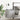 Noptiere montate pe perete 2 buc Beton Gri 38x34x40 cm