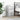 Noptiere, 2 buc., gri beton, 39x35x65 cm, lemn prelucrat
