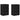 Noptiere cu 3 sertare 2 buc Negru 39x35x65 cm