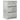 Noptiera cu 3 sertare gri beton 39x35x65 cm