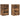 Noptiere cu 3 sertare 2 buc Stejar afumat 39x35x65 cm