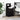 Noptiere cu 2 sertare 2 buc Negru 38x34x80 cm