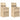 Noptiere cu 2 sertare 2 buc Stejar Sonoma 38x34x80 cm