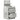 Noptiere cu 2 sertare 2 buc Beton Gri 38x34x80 cm