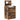 Noptiere cu 2 sertare 2 buc Stejar afumat 38x34x80 cm