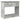 Consolă cu sertare Gri beton 85,5x38,5x74,5 cm