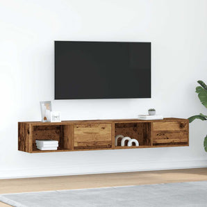 Dulapuri TV 2 buc Lemn vechi 80x31x25,5 cm Lemn prelucrat