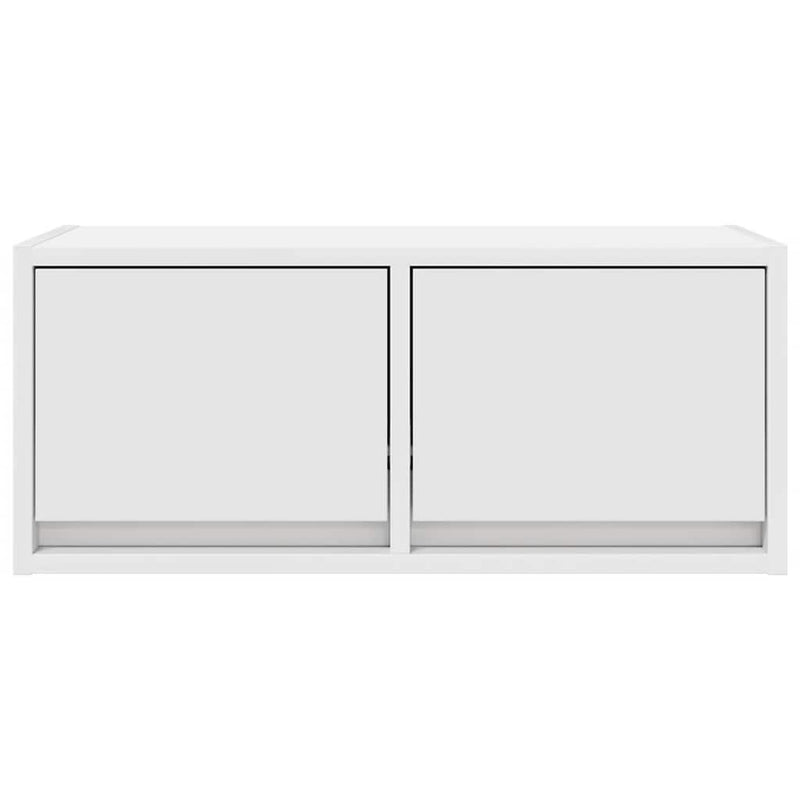 Comodă TV, alb, 60x31x25,5 cm, lemn prelucrat