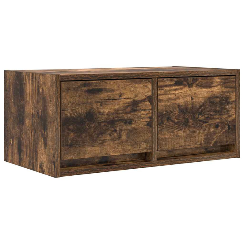 Dulapuri TV 2 buc Stejar afumat 60x31x25,5 cm Lemn prelucrat