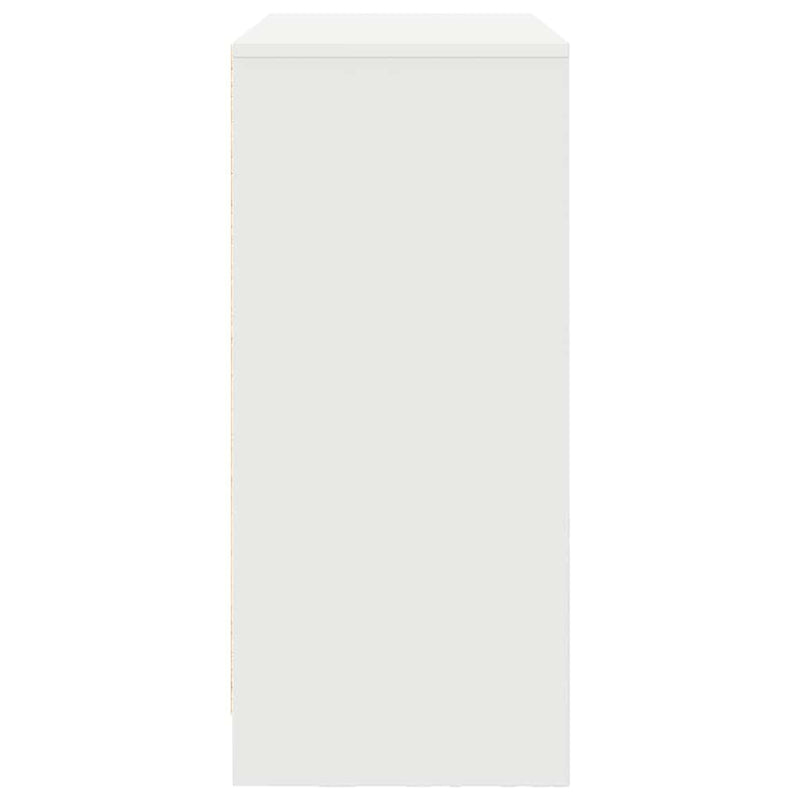 Bufetă cu sertar alb 80x34x76 cm lemn prelucrat