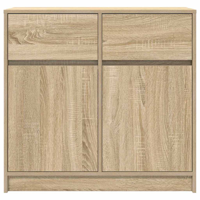 Bufetă cu sertar Stejar Sonoma 80x34x76 cm Lemn prelucrat