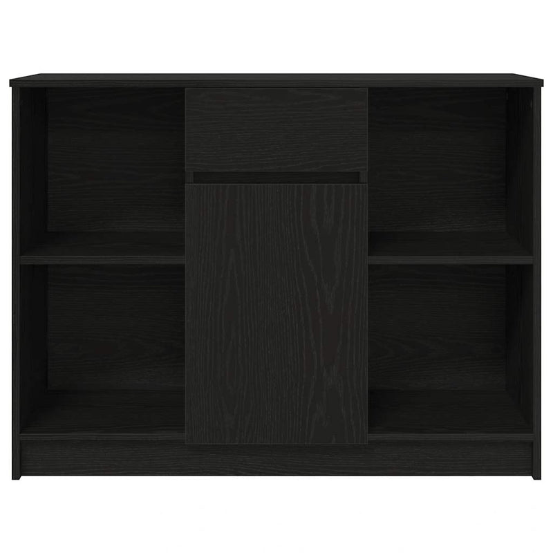 Bufetă cu sertar Stejar negru 101x35x76 cm Lemn prelucrat