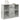 Bufetă cu sertar Gri beton 101x35x76 cm Lemn prelucrat