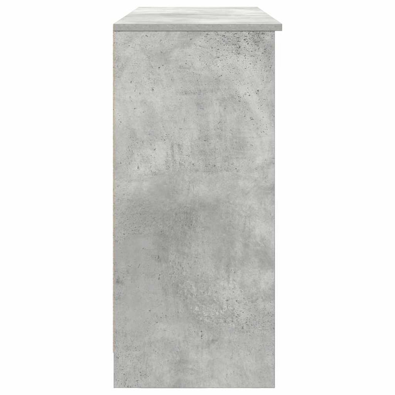 Bufetă cu sertar Gri beton 101x35x76 cm Lemn prelucrat