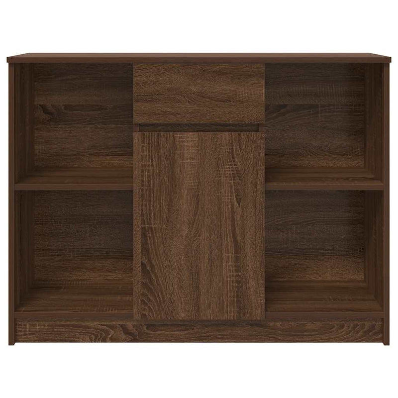 Bufetă cu sertar Stejar maro 101x35x76 cm Lemn prelucrat
