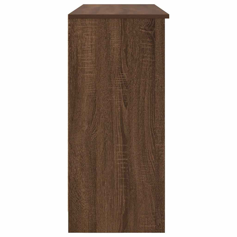 Bufetă cu sertar Stejar maro 101x35x76 cm Lemn prelucrat