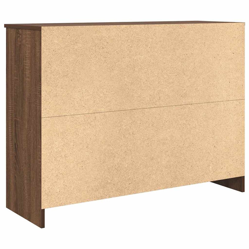 Bufetă cu sertar Stejar maro 101x35x76 cm Lemn prelucrat