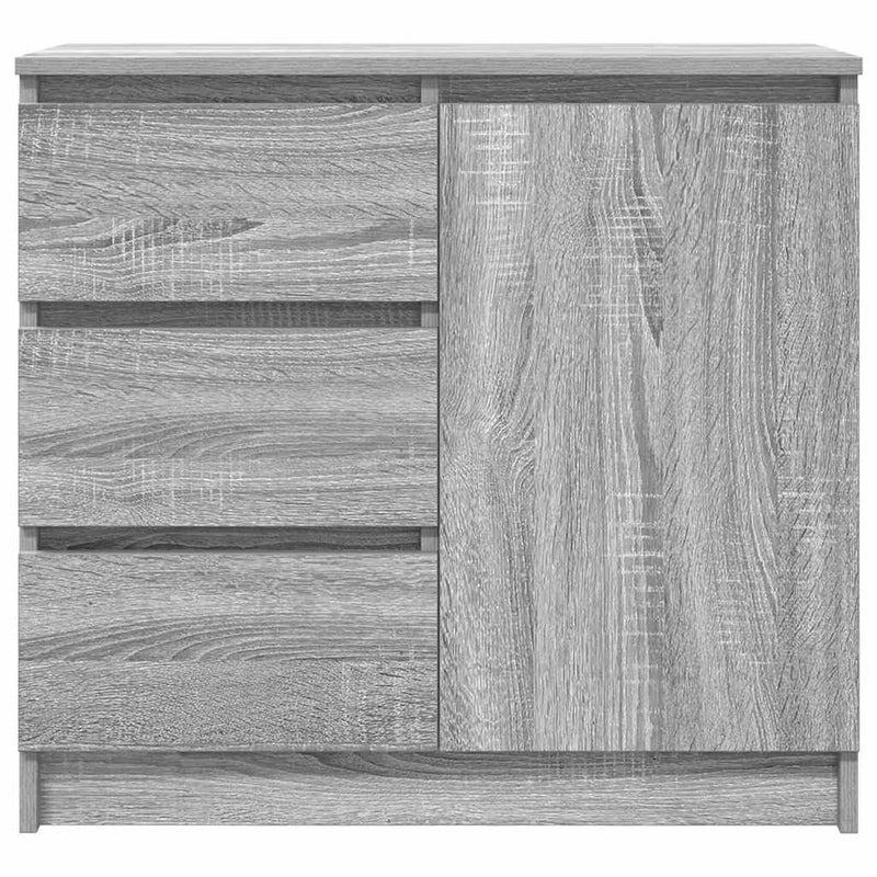 Bufetă cu sertar Gri Sonoma 71x35x65 cm Lemn prelucrat