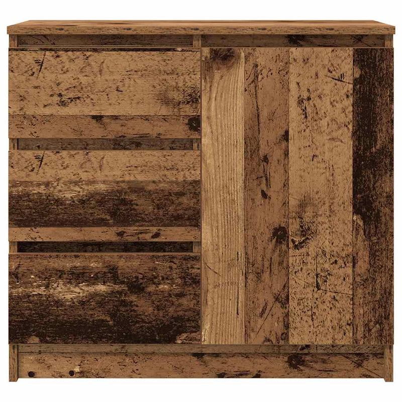 Bufetă cu sertar Lemn vechi 71x35x65 cm Lemn prelucrat