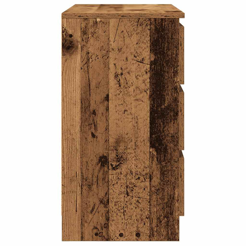 Bufetă cu sertar Lemn vechi 71x35x65 cm Lemn prelucrat