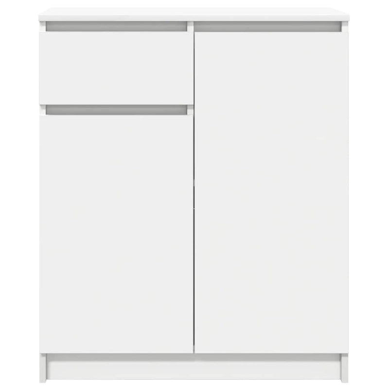 Bufetă cu sertar alb 71x35x84 cm din lemn prelucrat