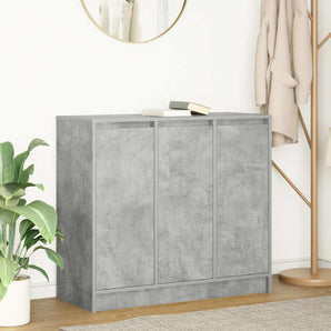 Bufetă Gri Beton 85x34x76 cm Lemn prelucrat