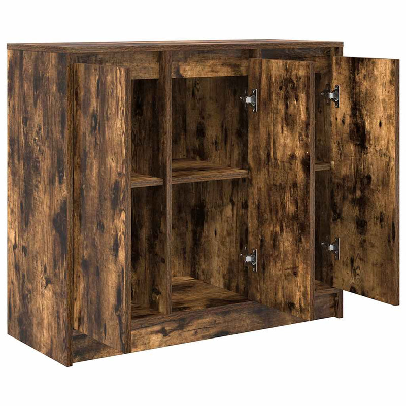 Bufetă Stejar afumat 85x34x76 cm Lemn prelucrat