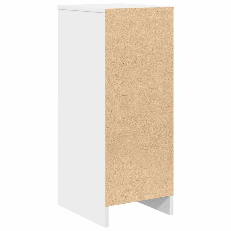 Bufetă albă 29,5x34x76 cm din lemn prelucrat