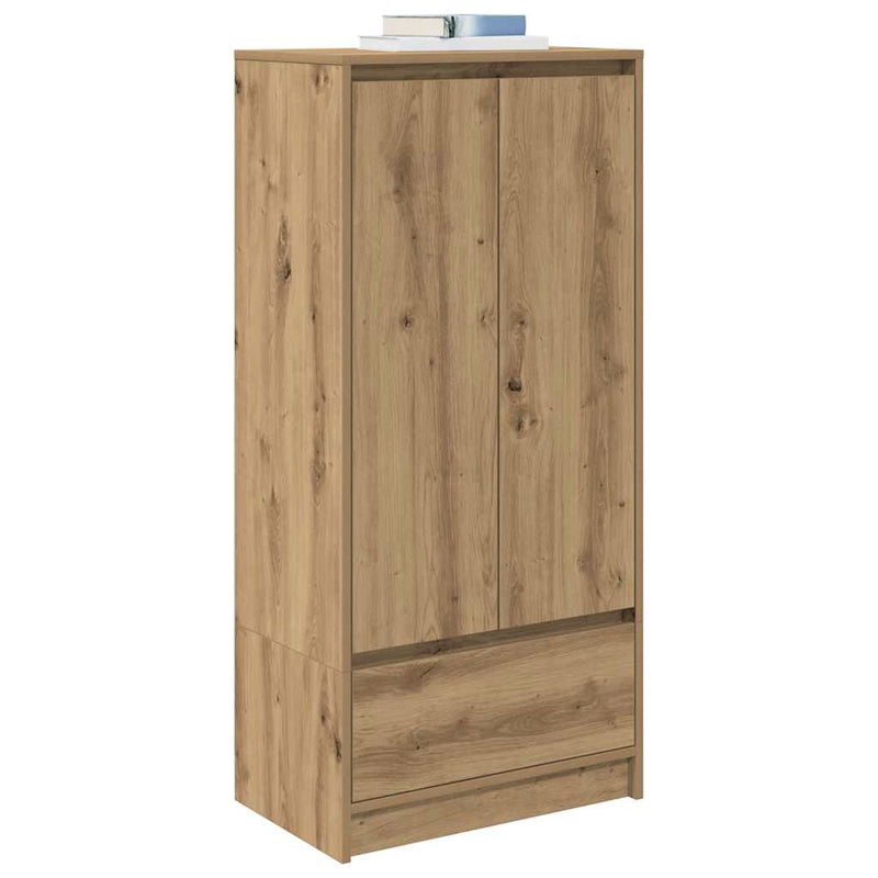 Dulap cu sertar Artisan Stejar 55,5x34x119,5 cm lemn prelucrat