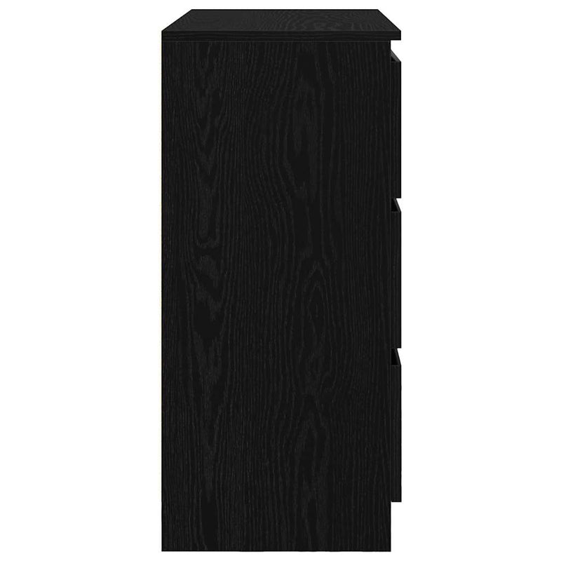Bufetă Stejar negru 80x35x76 cm Lemn prelucrat