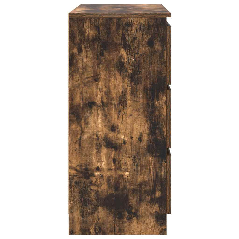 Bufetă Stejar afumat 80x35x76 cm Lemn prelucrat