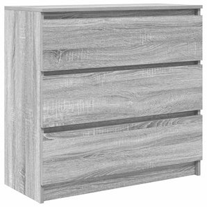 Bufetă gri Sonoma 80x35x76 cm Lemn prelucrat