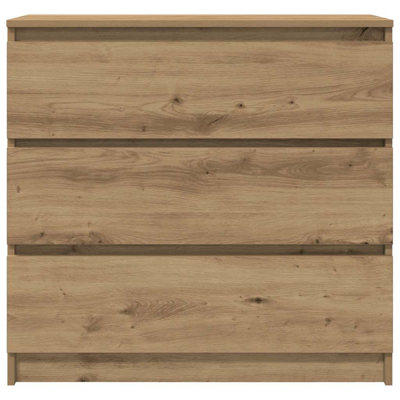 Bufetă Stejar Artisan 80x35x76 cm Lemn prelucrat