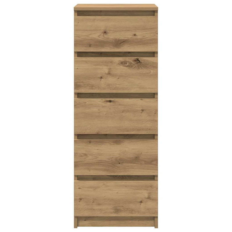 Bufetă cu sertare Stejar Artisan 37,5x35x99 cm Lemn prelucrat