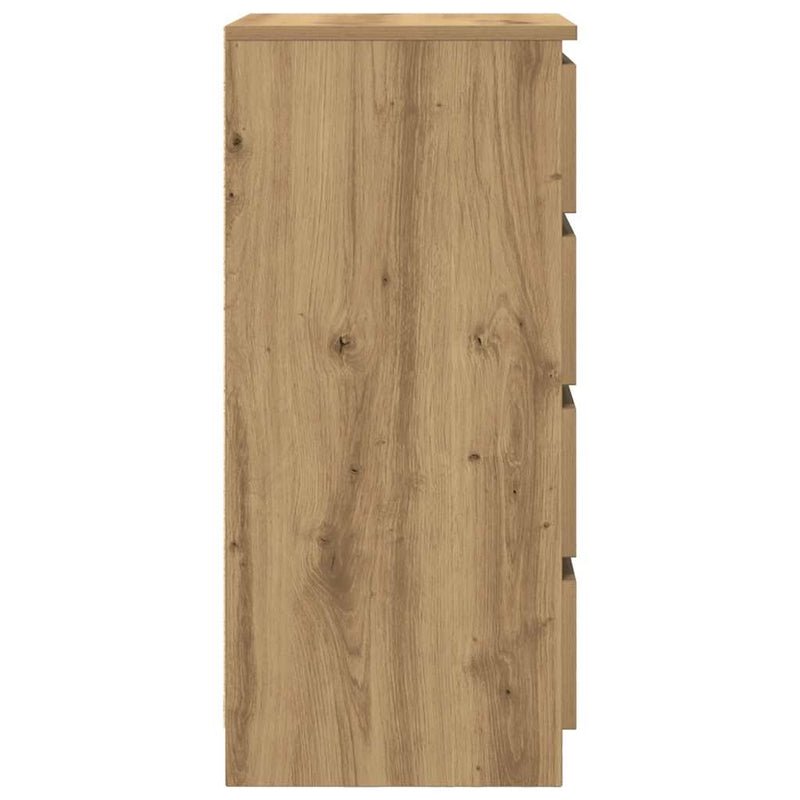 Bufetă cu sertare Stejar Artisan 37,5x35x99 cm Lemn prelucrat