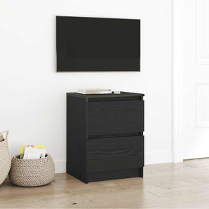 Dulap TV negru 40x35x54 cm din lemn prelucrat