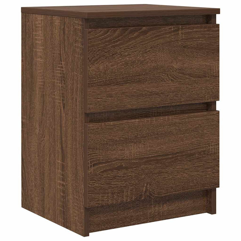 Dulap TV Stejar maro 40x35x54 cm Lemn prelucrat