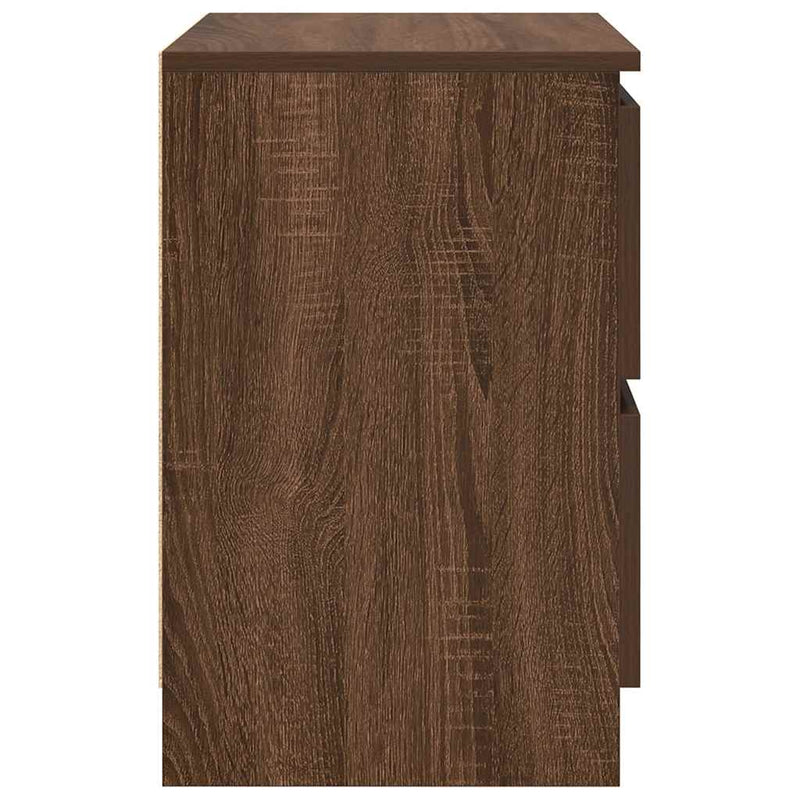 Dulap TV Stejar maro 40x35x54 cm Lemn prelucrat