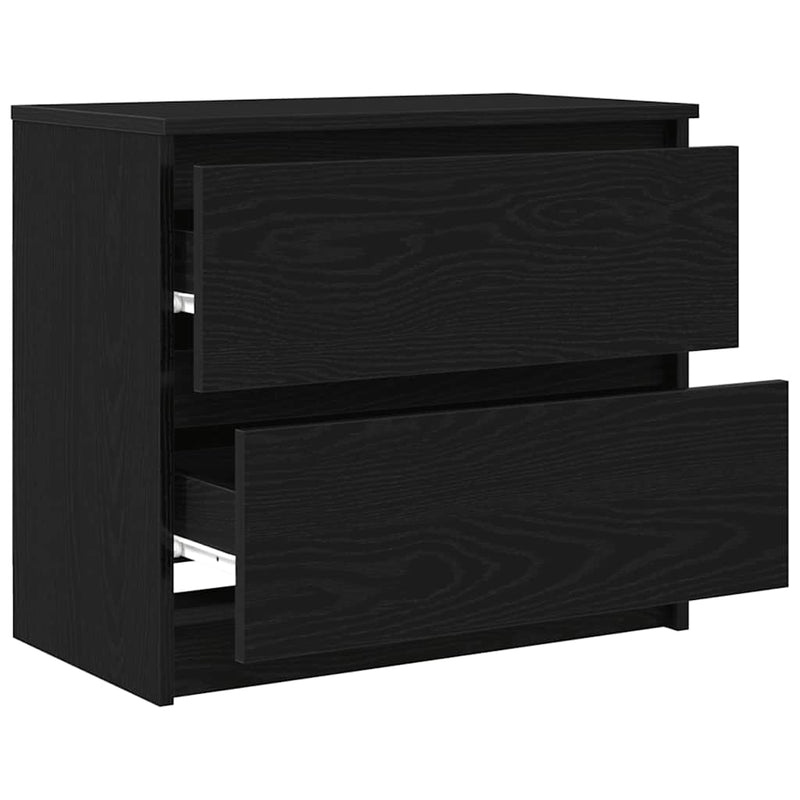Dulap TV negru 60x35x54 cm lemn prelucrat