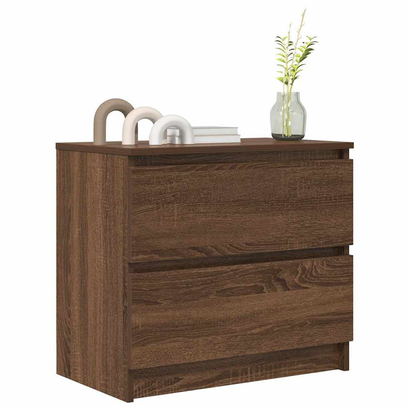 Dulap TV Stejar maro 60x35x54 cm Lemn prelucrat