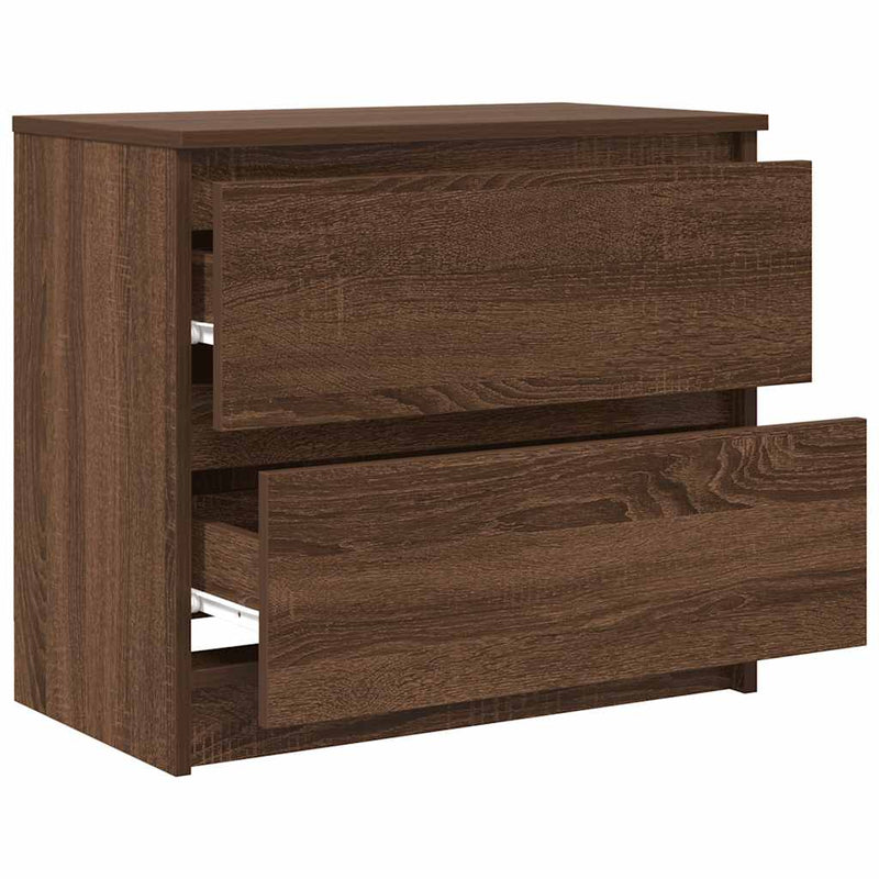 Dulap TV Stejar maro 60x35x54 cm Lemn prelucrat