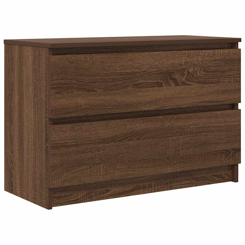 Dulap TV Stejar maro 80x35x54 cm Lemn prelucrat