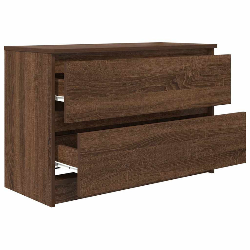 Dulap TV Stejar maro 80x35x54 cm Lemn prelucrat