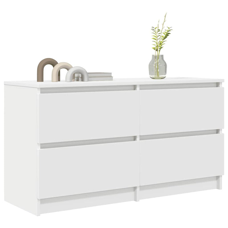 Dulap TV alb 100x35x54 cm lemn prelucrat
