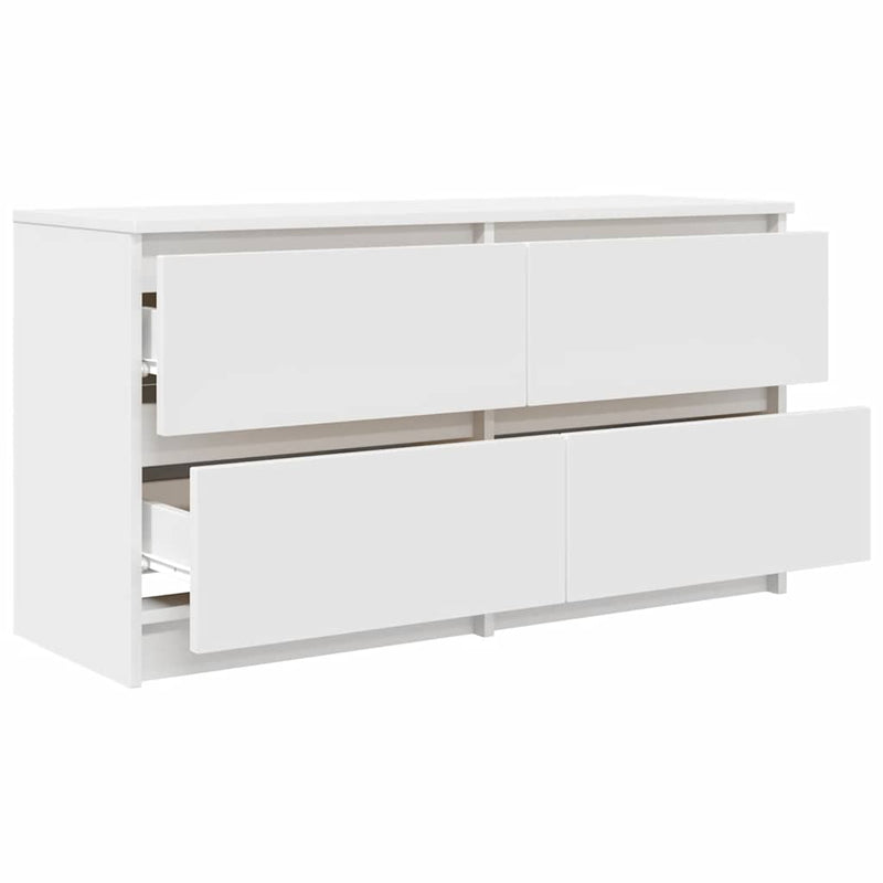 Dulap TV alb 100x35x54 cm lemn prelucrat