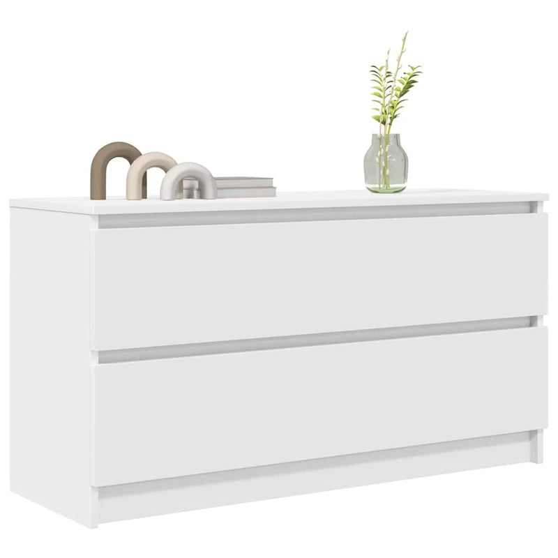 Dulap TV alb 100x35x54 cm lemn prelucrat