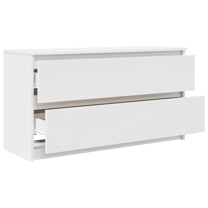 Dulap TV alb 100x35x54 cm lemn prelucrat
