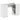 Birou alb 120x42x76 cm lemn prelucrat